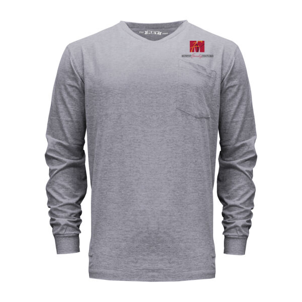 KEY Spartan Long Sleeve Pocket Tee (black) Thumbnail