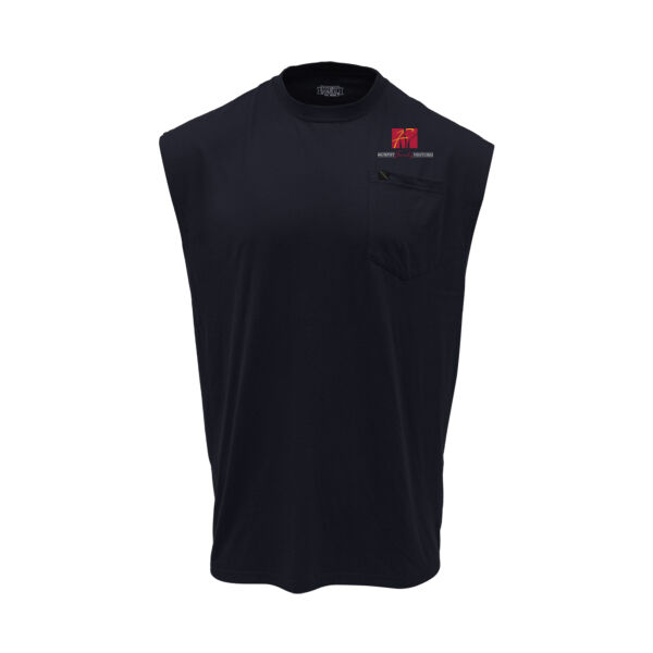 KEY Spartan Sleeveless Pocket Tee (white) Thumbnail